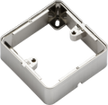 Knightsbridge MLA 1GSBBC 1G Surface Box - Brushed Chrome effect