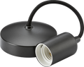 Knightsbridge MLA 8270SB 6" E27 Contemporary Pendant Set - Smoked Bronze