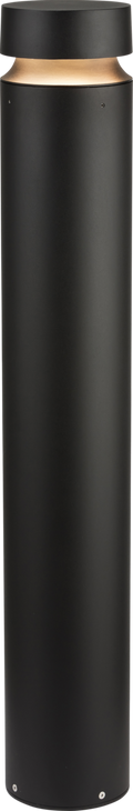 Knightsbridge MLA CBL22BK 230V IP65 22W IK08 LED Bollard  1000mm - 3000K