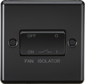 Knightsbridge MLA CL11MBB 10AX Fan Isolator Switch - Matt Black