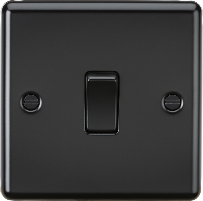 Knightsbridge MLA  CL1DPMBB 10AX 1G DP Switch - Matt Black