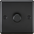 Knightsbridge MLA CL2191MBB 1G 2 way 10-200W (5-150W LED) Intelligent Dimmer - Matt Black