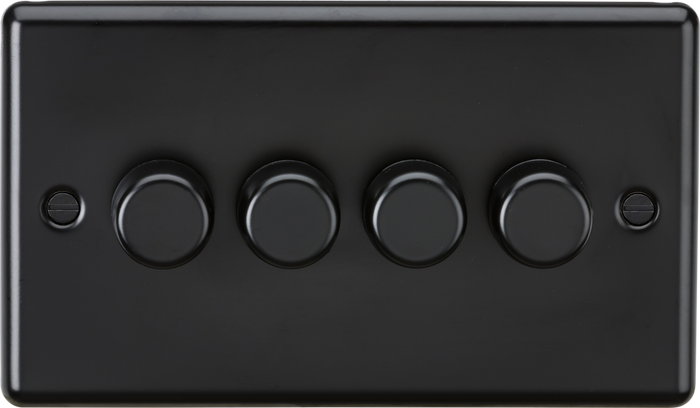 Knightsbridge MLA CL2194MBB 4G 2 way 10-200W (5-150W LED) Intelligent Dimmer - Matt Black