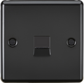 Knightsbridge MLA CL73MB Telephone Master Outlet - Matt Black