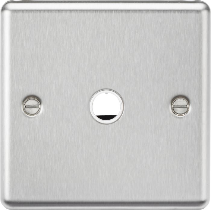 Knightsbridge MLA  CL8342BC 20A Flex Outlet Plate - Brushed Chrome