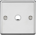 Knightsbridge MLA  CL8342PC 20A Flex Outlet Plate - Polished Chrome