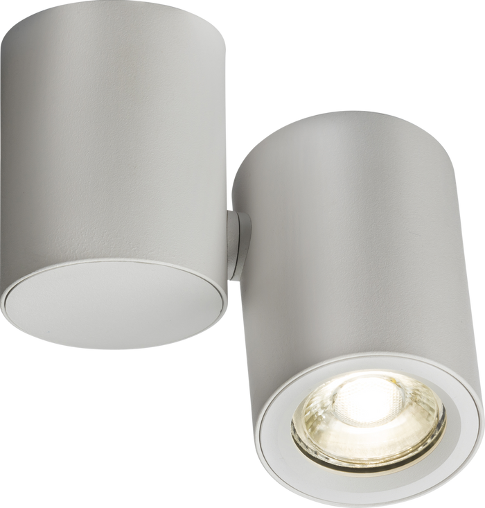 Knightsbridge MLA DEA1TRW Dee Single Surface Adjustable Round Spotlight White