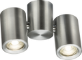Knightsbridge MLA DEA2TRBC Dee Twin Surface Adjustable Round Spotlight Brushed Chrome