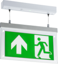 Knightsbridge MLA EMLSUSL 230V 2W LED Suspended Double-Sided Emergency Exit Sign