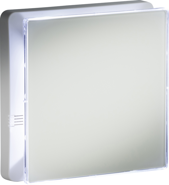 Knightsbridge MLA EX3TWH IP45 100mm LED Backlit Extractor Fan with Overrun Timer - White