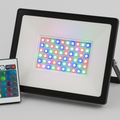 Knightsbridge MLA FLG50RGB 230V IP65 20W RGB LED Black Die-Cast Aluminium Floodlight