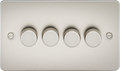 Knightsbridge MLA FP2194PL 4G 2-way 10-200W (5-150W LED) Intelligent dimmer - Pearl