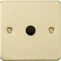 Knightsbridge MLA  FP8342BB 20A Flex Outlet Plate - Brushed Brass