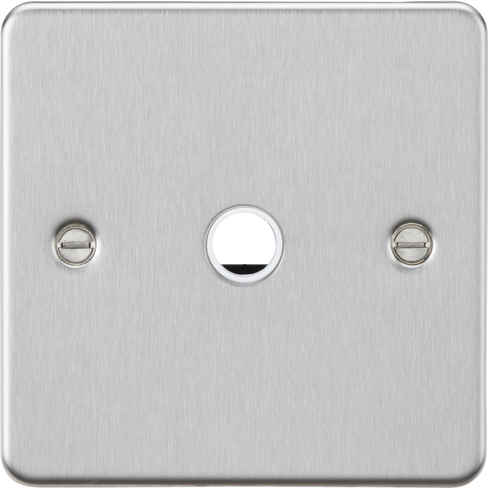 Knightsbridge MLA  FP8342BC 20A Flex Outlet Plate - Brushed Chrome