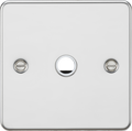 Knightsbridge MLA  FP8342PC 20A Flex Outlet Plate - Polished Chrome