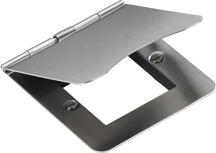 Knightsbridge MLA  FPF2GBC 2G Modular floor plate - Brushed Chrome