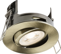 Knightsbridge MLA FRNTAB FireNova IP20 Tilt GU10 Fire-rated Open-back Downlight - Antique Brass