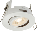 Knightsbridge MLA FRNTMW FireNova IP20 Tilt GU10 Fire-rated Open-back Downlight - Matt White