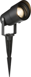 Knightsbridge MLA GUSPIKER 230V IP65 GU10 Spike Light - Black