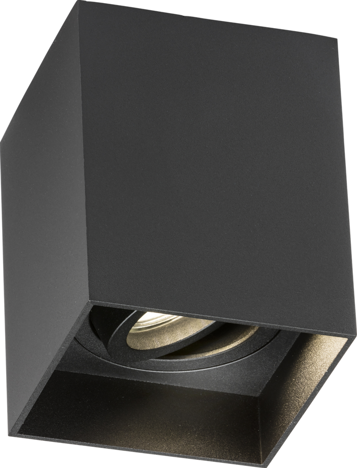 Knightsbridge MLA ORA1TSB Oran Surface Tilt Square Downlight Black