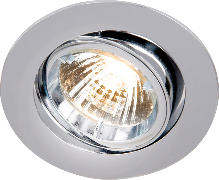 Knightsbridge MLA RD2C IP20 230V GU10 Chrome Recessed Tilt Twist & Lock Downlight