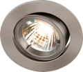 Knightsbridge MLA RD2CBR IP20 230V GU10 Brushed Chrome Recessed Tilt Twist & Lock Downlight