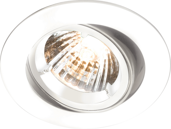 Knightsbridge MLA RD2W IP20 230V GU10 White Recessed Tilt Twist & Lock Downlight
