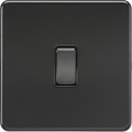 Knightsbridge MLA Screwless SF1000DPMBB 10AX 1G DP Switch - Matt Black