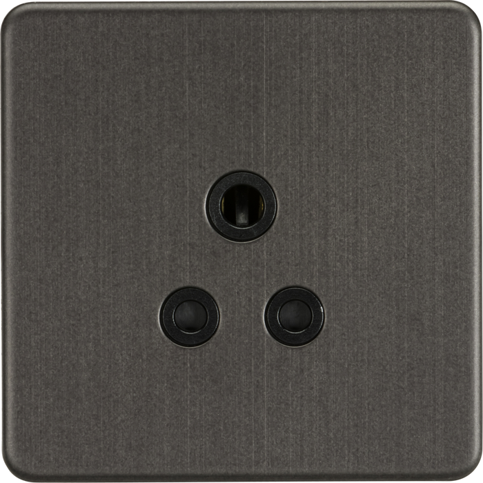 Knightsbridge MLA SF5ASB Screwless 5A Unswitched Socket - Smoked Bronze