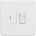 Knightsbridge MLA SF6300MW Screwless 13A Switched Fused Spur Unit - Matt White