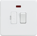 Knightsbridge MLA SF6300NMW Screwless 13A Switched Fused Spur Unit with Neon - Matt White