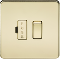 Knightsbridge MLA SF6300PB Screwless 13A Switched Fused Spur Unit - Polished Brass