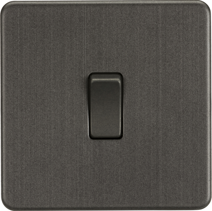 Knightsbridge MLA SF8341SB Screwless 20A 1G DP Switch - Smoked Bronze