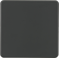 Knightsbridge MLA SF8350AT Screwless 1G Blanking Plate - Anthracite