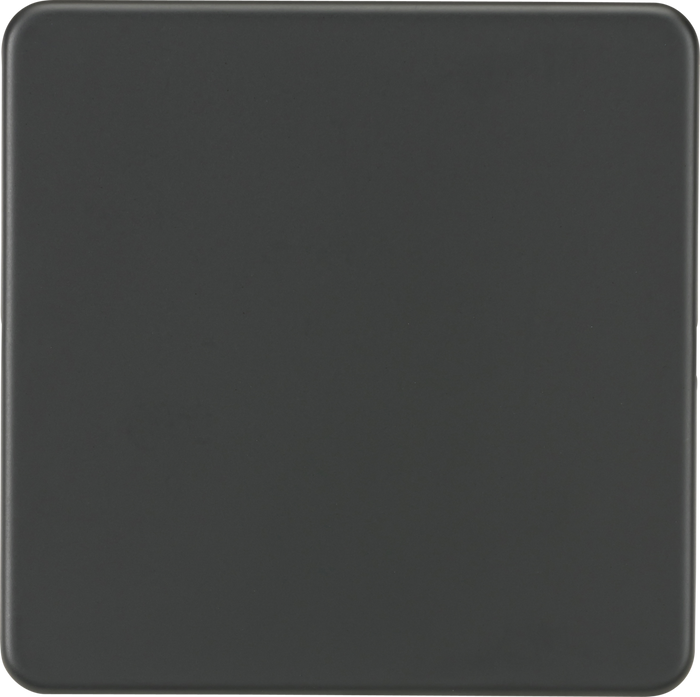 Knightsbridge MLA SF8350AT Screwless 1G Blanking Plate - Anthracite