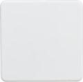Knightsbridge MLA SF8350MW Screwless 1G Blanking Plate - Matt White