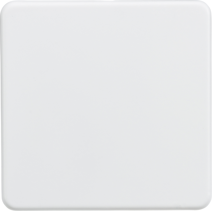 Knightsbridge MLA SF8350MW Screwless 1G Blanking Plate - Matt White