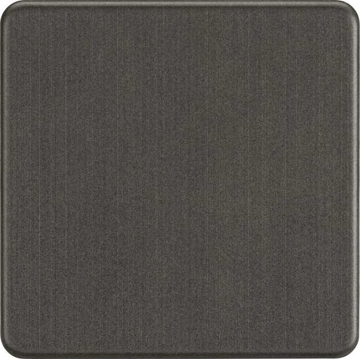Knightsbridge MLA SF8350SB Screwless 1G Blanking Plate - Smoked Bronze