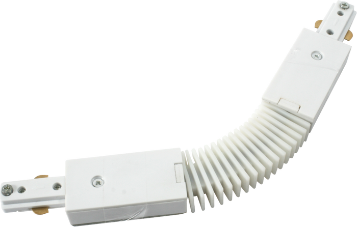Knightsbridge MLA TRKFC1W 230V Single Circuit Track Flexible Connector - White