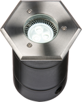 Knightsbridge MLA WHGULED 230V IP67 Hexagon Stainless Steel Walkover / Driveover Light