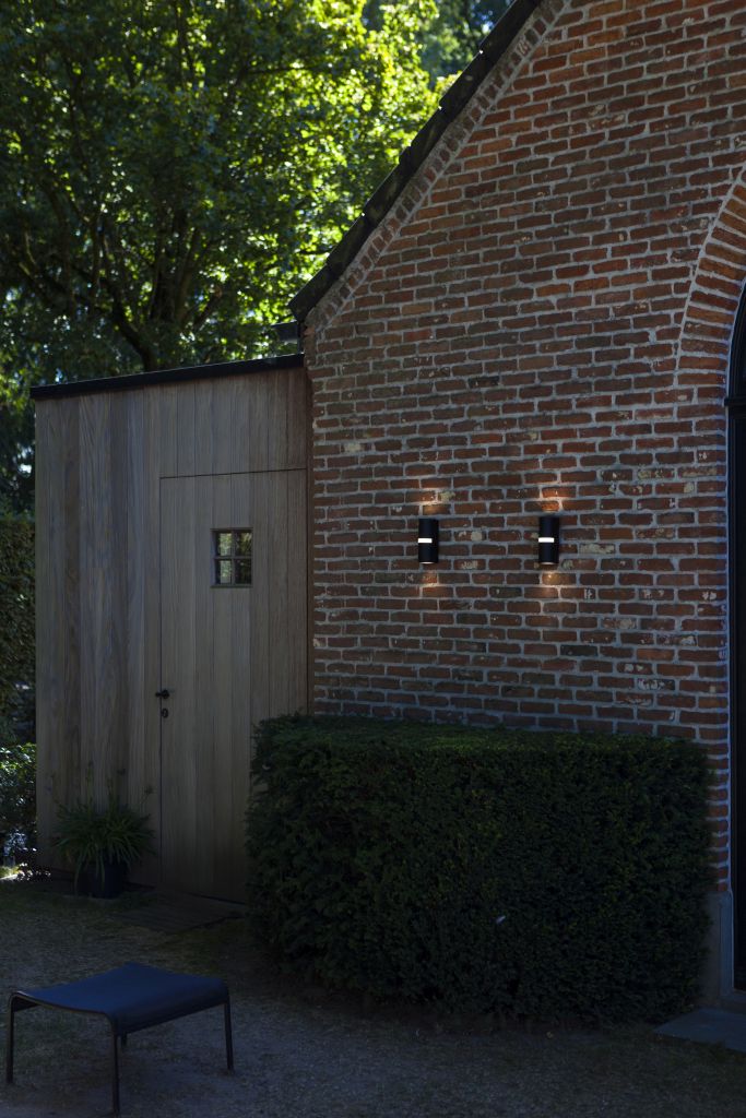 Lutec 5117201012 mika 2 x gu10 outdoor wall light matt black