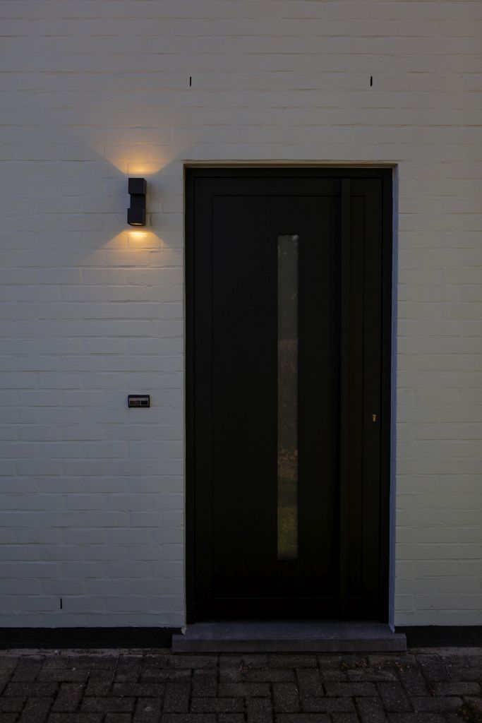 Lutec 5117401118 fari integrated led wall light 3000k dark grey