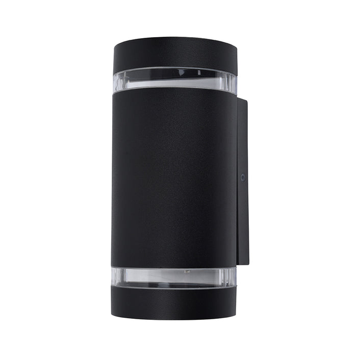 Lutec 5604011012 focus ip44 2x gu10 wall light in matt black