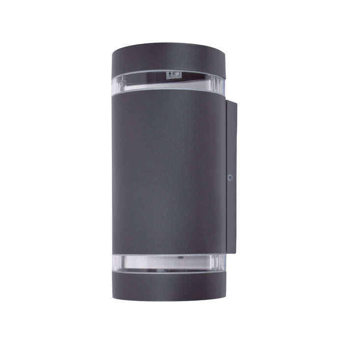 Lutec 5604023118 focus outdoor d2d wall up and down light gu10 dark grey