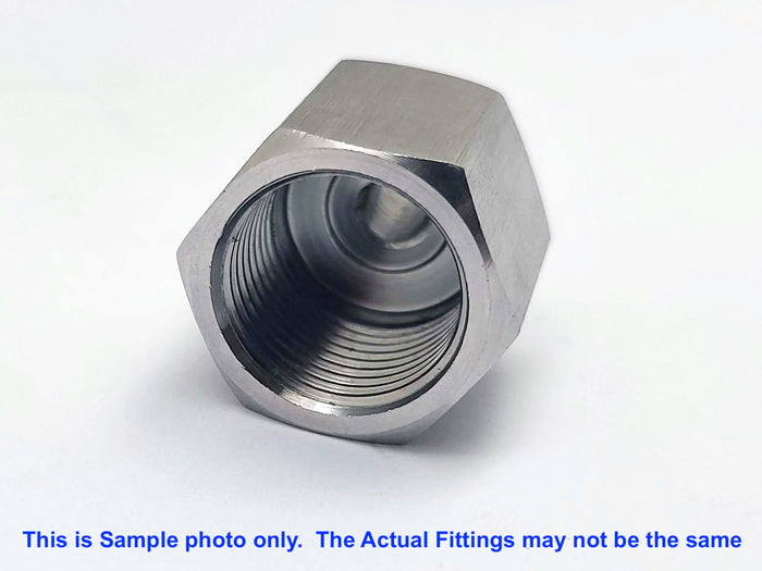 Stainless steel M14x1.5 female to M11x1.25 male sensor adaptor fitting for automotive conversion by MC Motoparts
