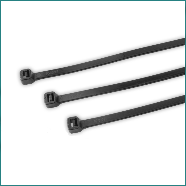 Mixed CT370-4.8 BL NYLON CABLE TIE BLACK  Pack of 100