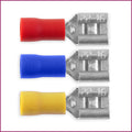 Mixed CTRFS6 RED CRIMP TERMINALS 6.3mm Red Female Spade Pack of 100