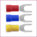 Mixed CTYR5 YELLOW CRIMP TERMINALS 5.3mm Yellow Ring Pack of 100