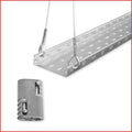 Mixed CW2-TRAY3 Tray/Basket Hanger Fast Hang Kit 3m Drop (2mm wire) with 2x Snap Hook