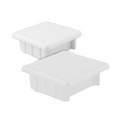 Mixed ECW41 PVC END CAP 41mm WHITE